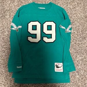 Mitchell & Ness Philadelphia Eagles Jerome Brown Long Sleeve Shirt M